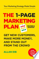 The 1-page Marketing Plan