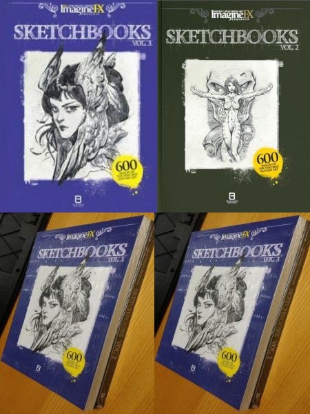 Imagine fx Sketch book Set volume. 2 & 3