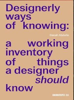 Designerly Ways Of Knowing A Work